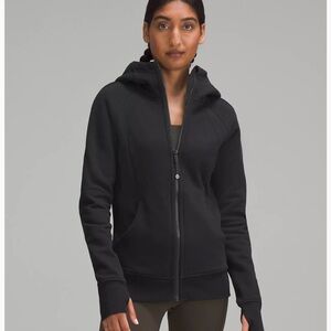 Lululemon Scuba Hoodie Full Zip Thumbholes Sweatshirt Black 2
